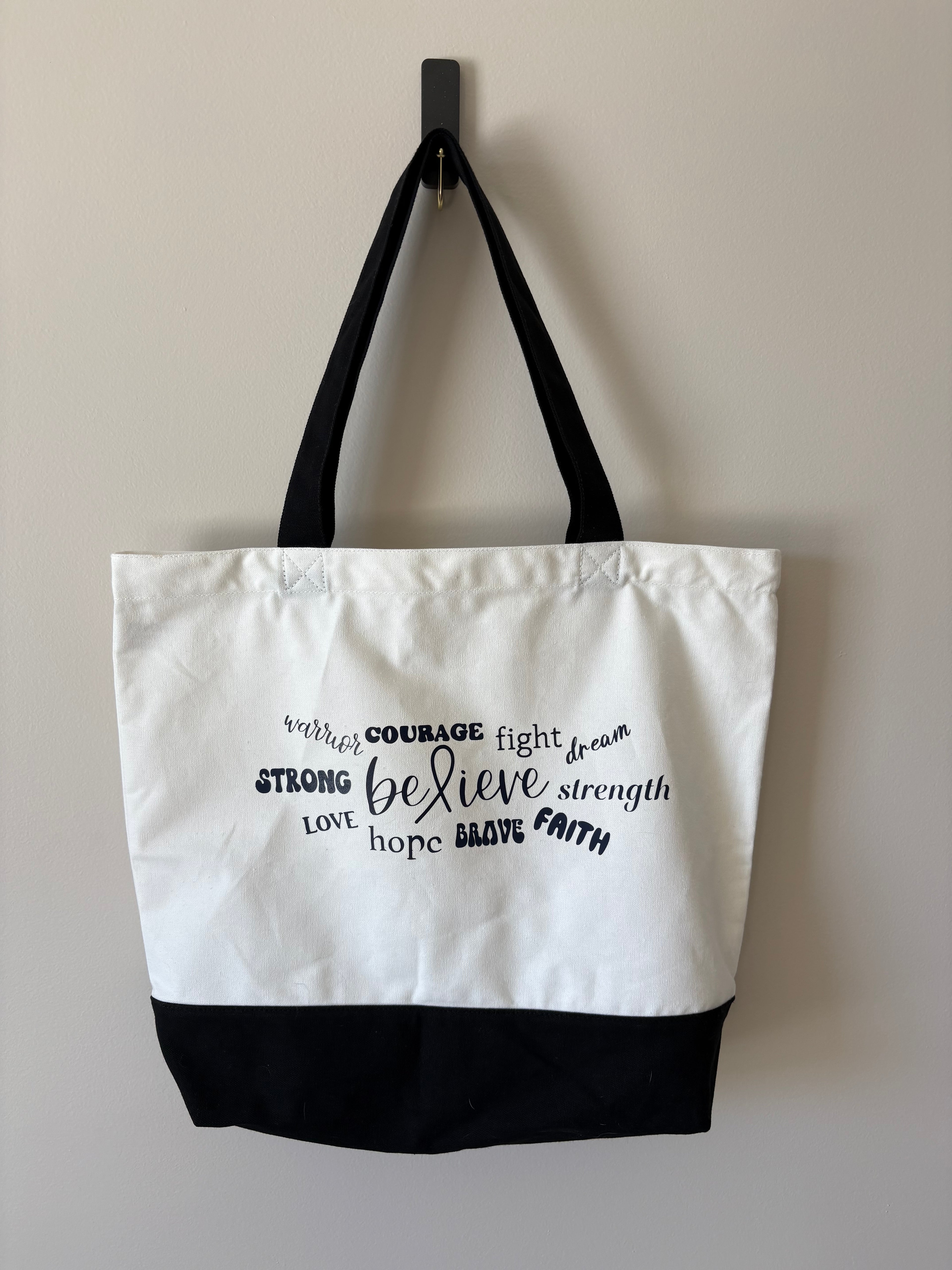 BELIEVE Tote Bag