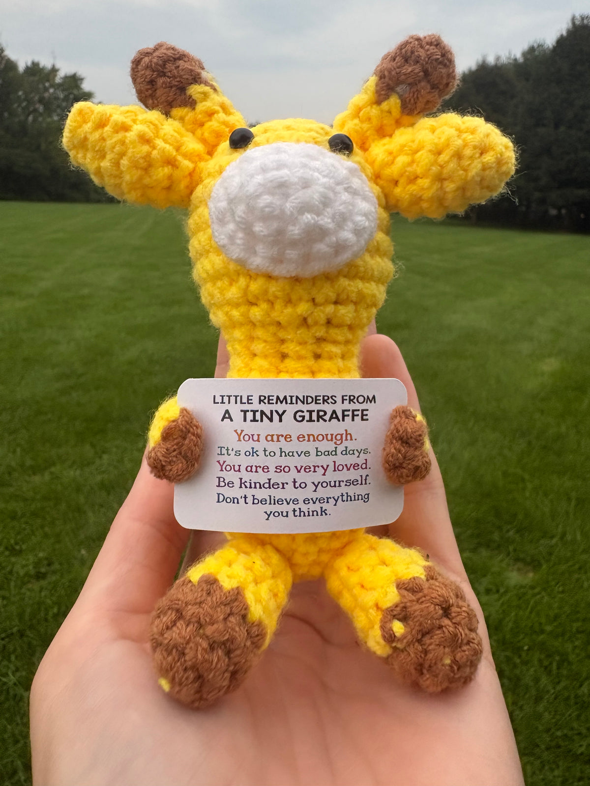 Handmade Crochet Giraffe